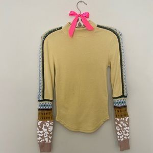 Free People Long Sleeve High Neck Top